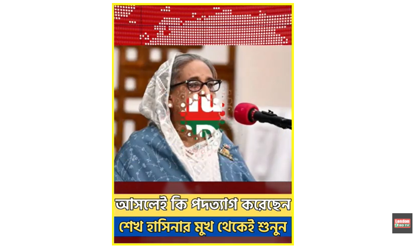 পদত্যাগপত্র সেনাবাহিনীর কাছে জমা দিয়েছিলেন—আসল সত্যি শেখ হাসিনার মুখ থেকেই শুনুন।