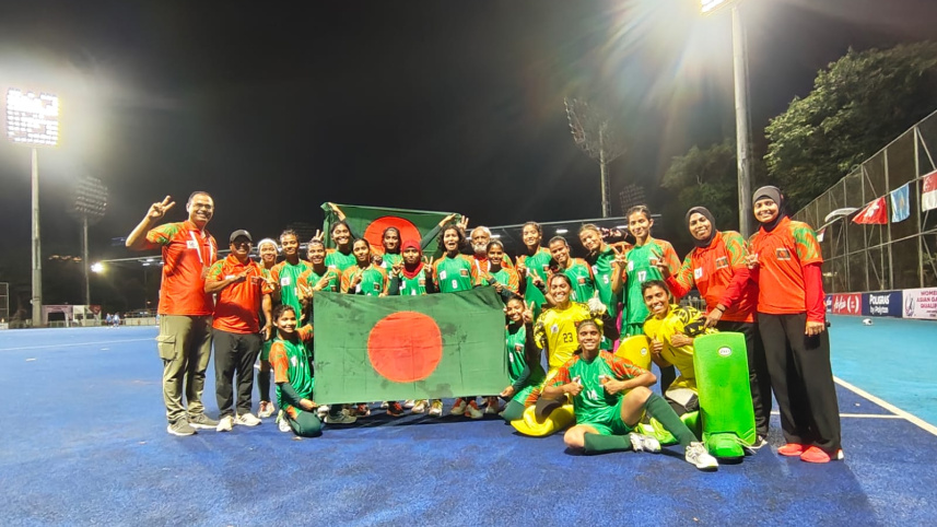 প্রথমবারেই এশিয়ান গেমস হকিতে বাংলাদেশের মেয়েরা