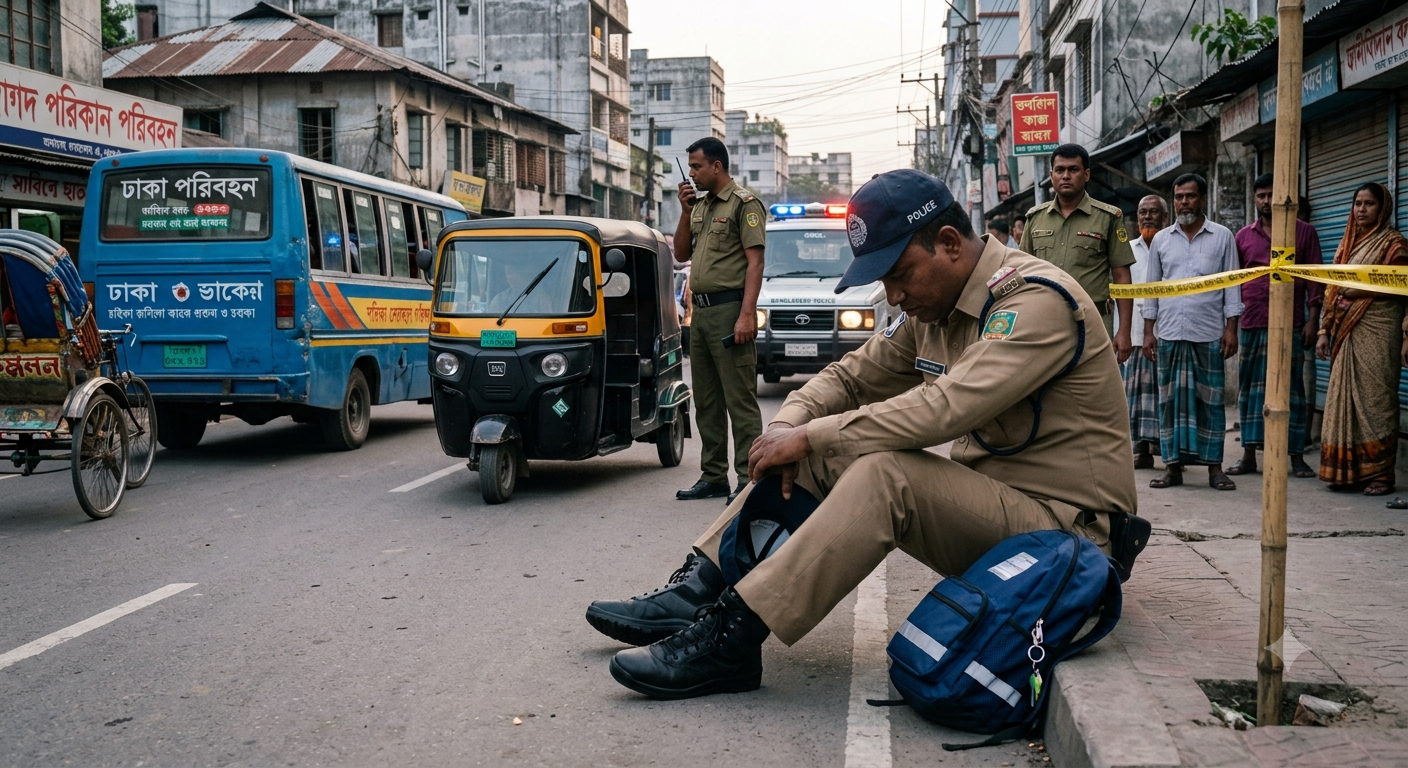 সড়ক দুর্ঘটনার লাশ উদ্ধার করতে গিয়ে পুলিশ কনস্টেবল জানতে পারলেন, নিহত শিশুটি তারই আদরের ছেলে