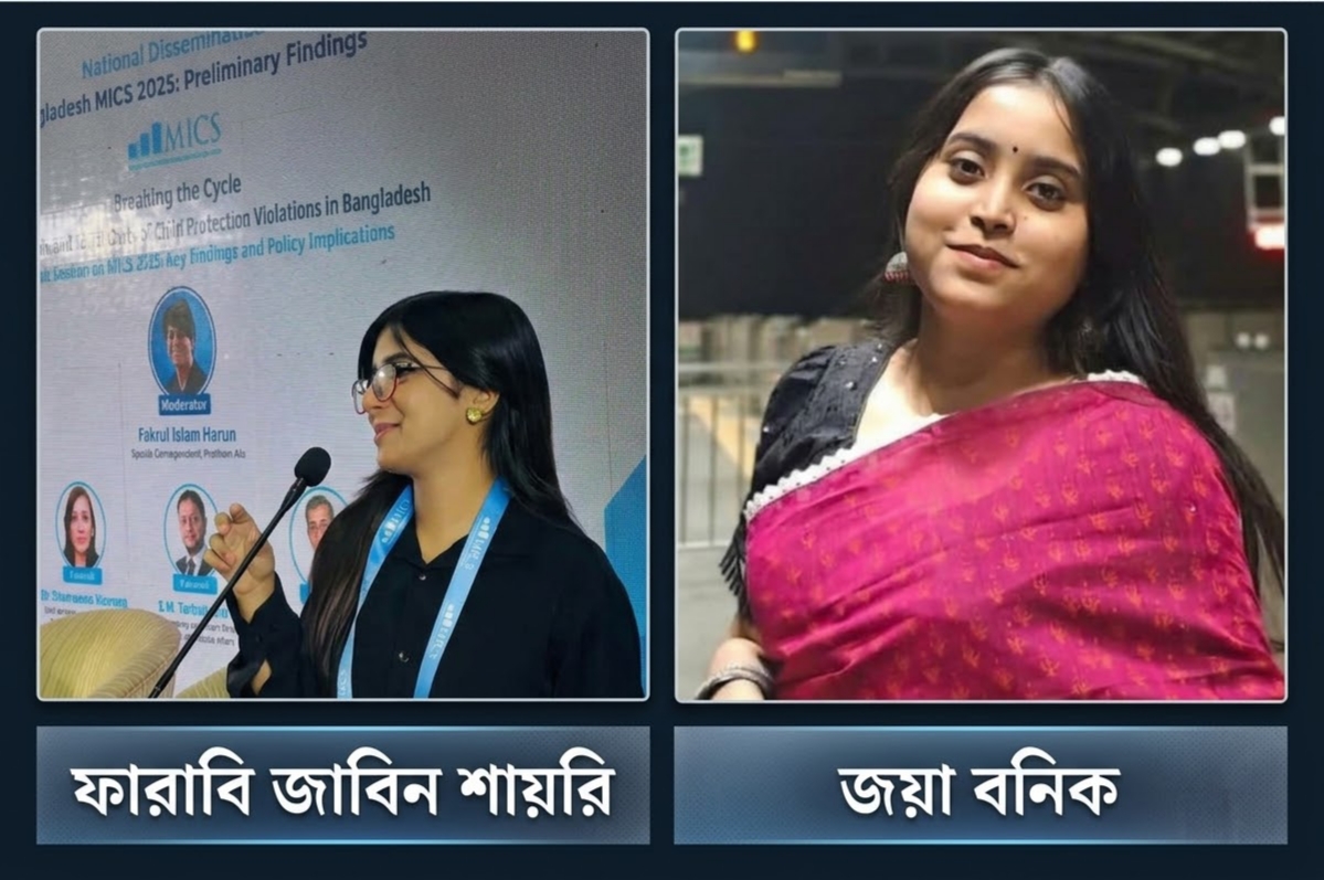  নোবেল খ্যাত আন্তর্জাতিক শিশু শান্তি পুরস্কারে মনোনীত শেরপুরের শায়রি ও জয়া
